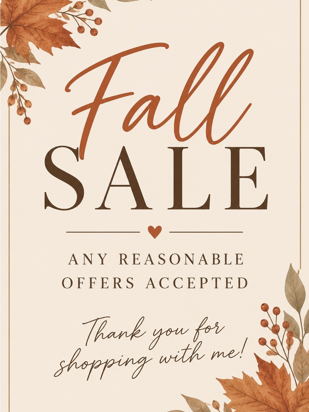 Closet clear out!  All reasonable offers accepted!  🍂🍁